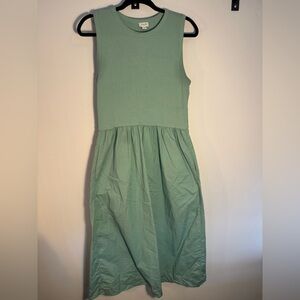 Teal tank dress